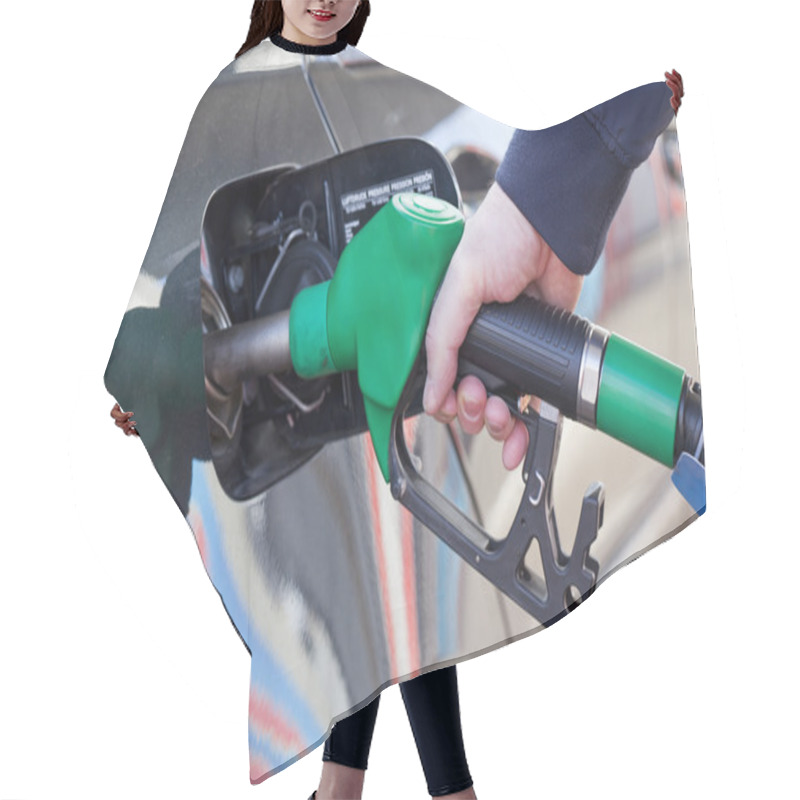 Personality  At Petrol Station Hair Cutting Cape