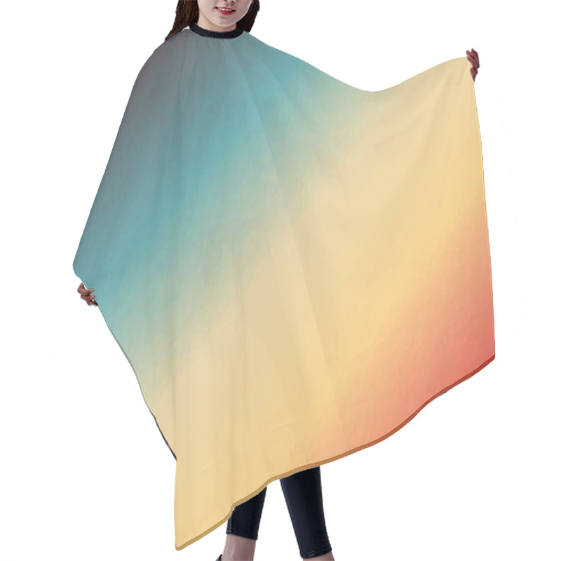 Personality  Abstract Geometric Background With Poly Pattern Hair Cutting Cape