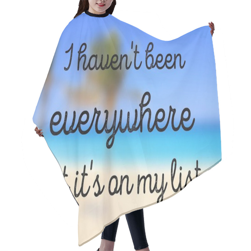 Personality  Inspiration - Motivational Poster Hair Cutting Cape