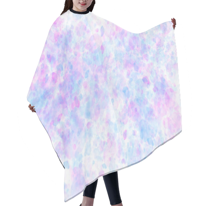 Personality  Digitally Generated Lilac And Blue Abstract Pastel Background Hair Cutting Cape