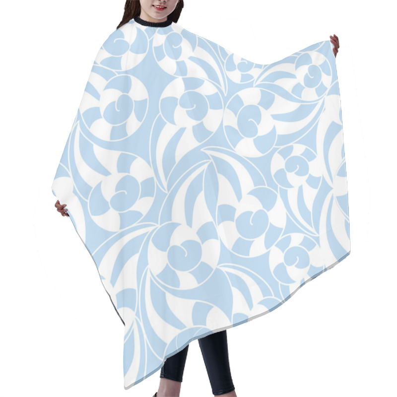 Personality  Blue Background Hair Cutting Cape