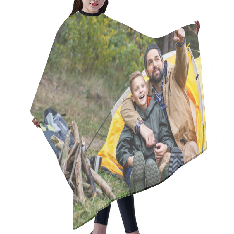 Personality  Camping Hair Cutting Cape