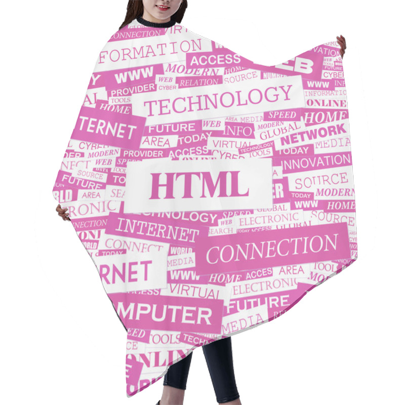 Personality  HTML. Hair Cutting Cape