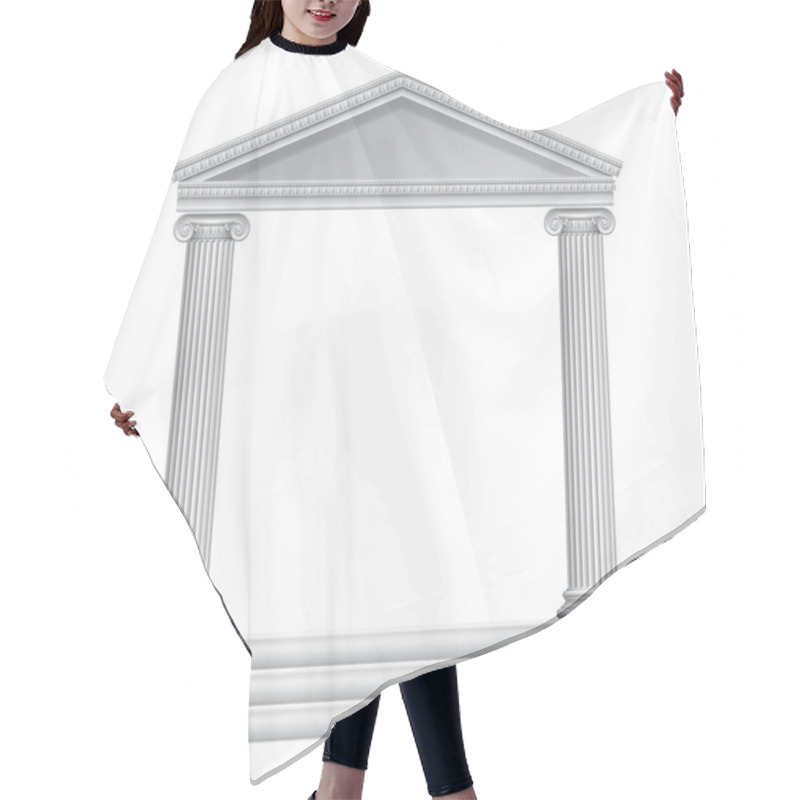 Personality  Greek Column Temple Hair Cutting Cape