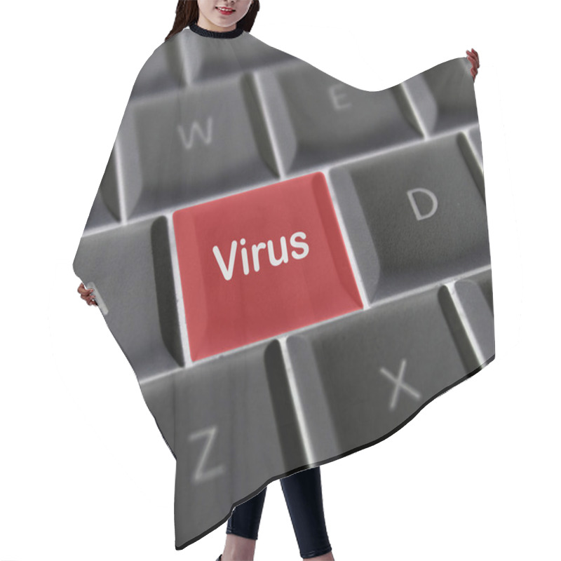 Personality  Virus Hair Cutting Cape