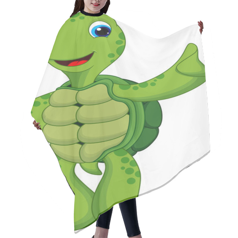 Personality  Cute Turtle Cartoon Hair Cutting Cape