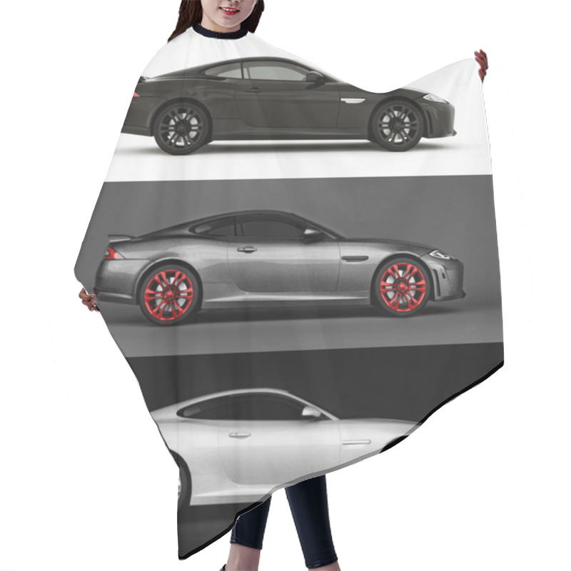 Personality  Set Very Fast Sport Car Hair Cutting Cape