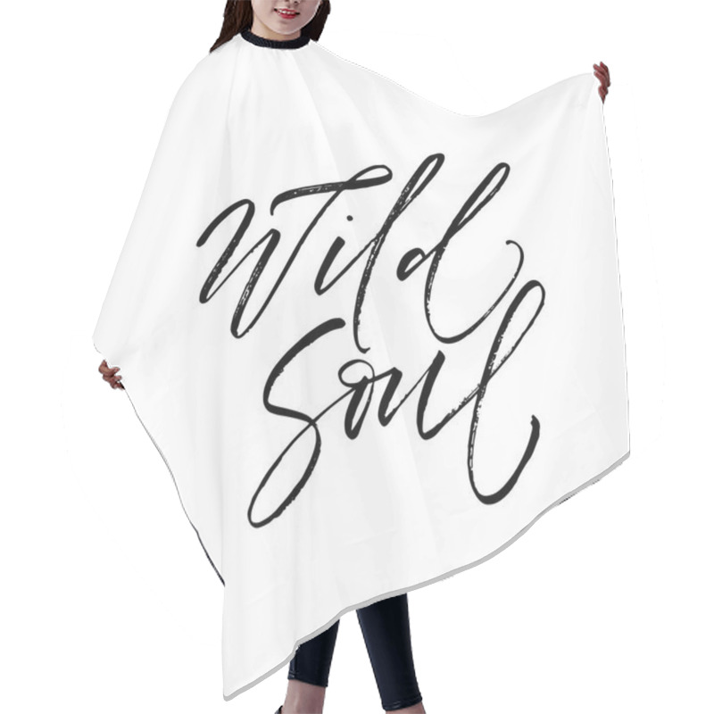 Personality  Wild Soul Postcard. Hair Cutting Cape