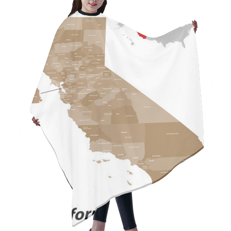 Personality  California Hair Cutting Cape