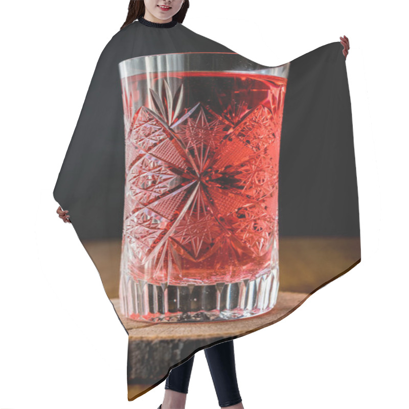 Personality  Turkish Ottoman Drink Rose Sherbet Or Cranberry Serbet In Crystal Glass Hair Cutting Cape