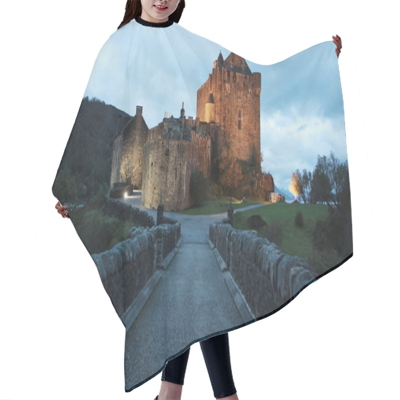 Personality  Eilean Donan Castle Hair Cutting Cape