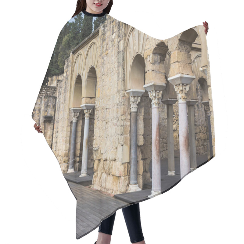 Personality  Medina Azahara  In Cordoba Hair Cutting Cape