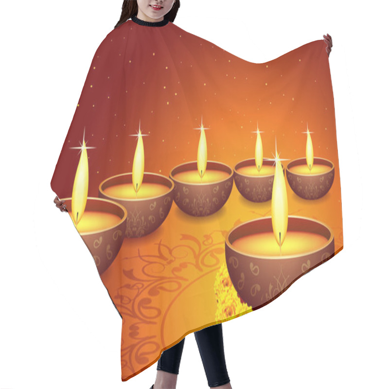 Personality  Holy Diya For Festival Hair Cutting Cape