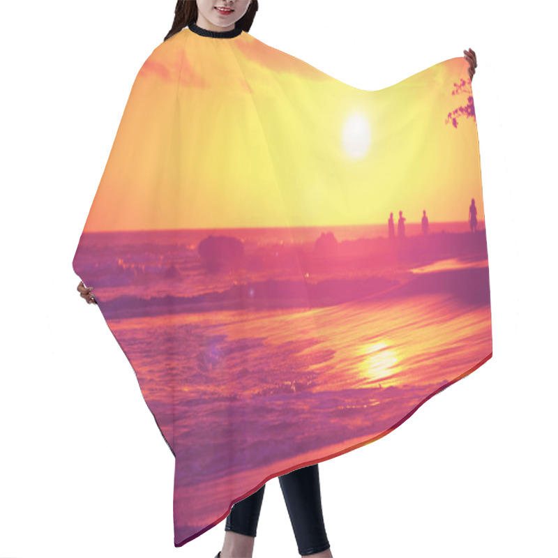 Personality  Amazing Hawaiian Sunset Hair Cutting Cape