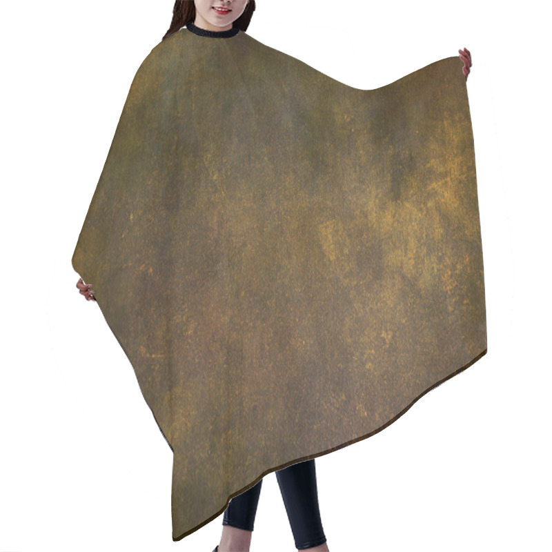 Personality  Golden Mottled Backdrop With Metallic Effect,  Abstract Background Hair Cutting Cape