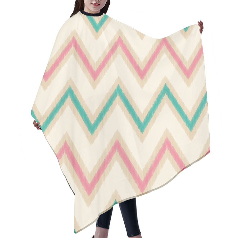 Personality  Seamless Chevron Pattern Hair Cutting Cape