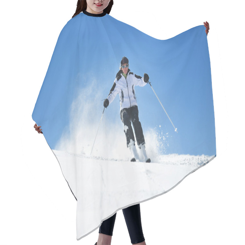 Personality  Winer Woman Ski Hair Cutting Cape