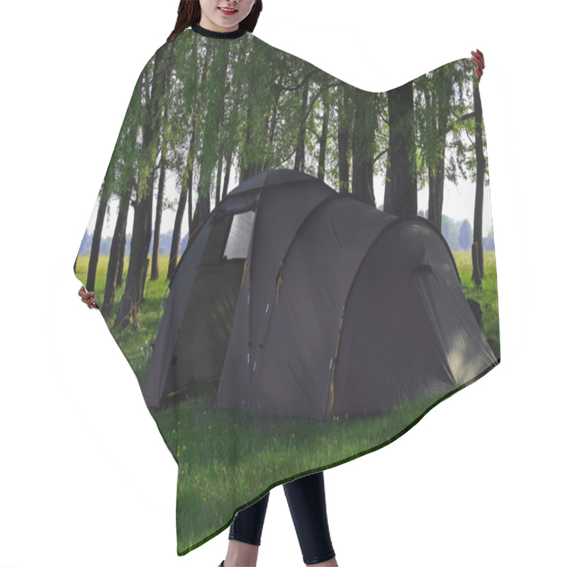 Personality  Camping Tent Hair Cutting Cape