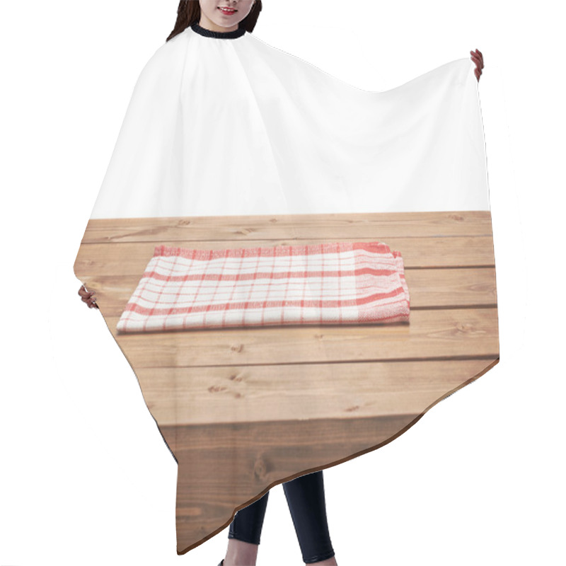 Personality  Towel Over The Wooden Table Hair Cutting Cape