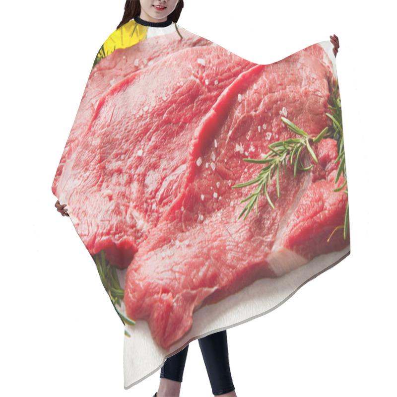 Personality  Red Meat Hair Cutting Cape