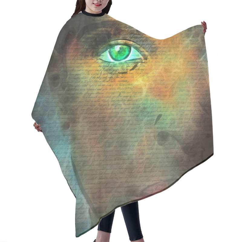 Personality  Your Eyes Hair Cutting Cape