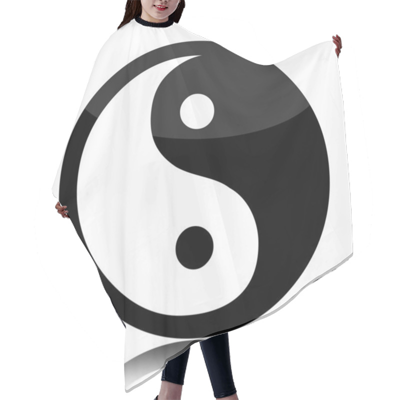 Personality  Yin Yang Hair Cutting Cape