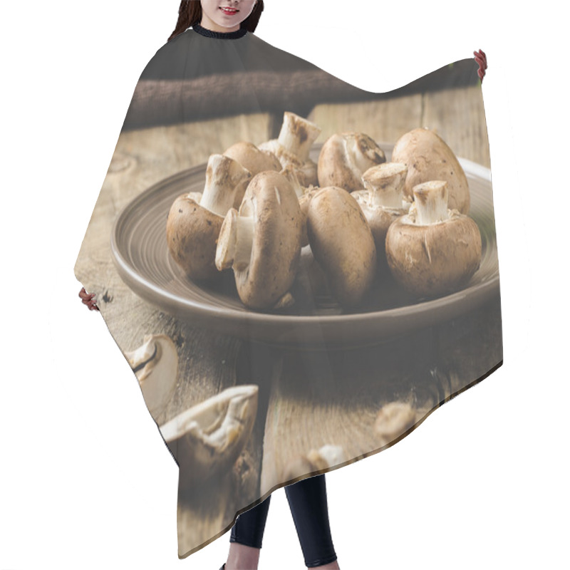 Personality  Homemade Organic Mushrooms Hair Cutting Cape