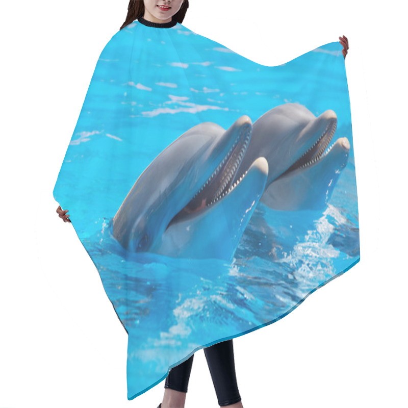 Personality  Happy Dolphins Hair Cutting Cape