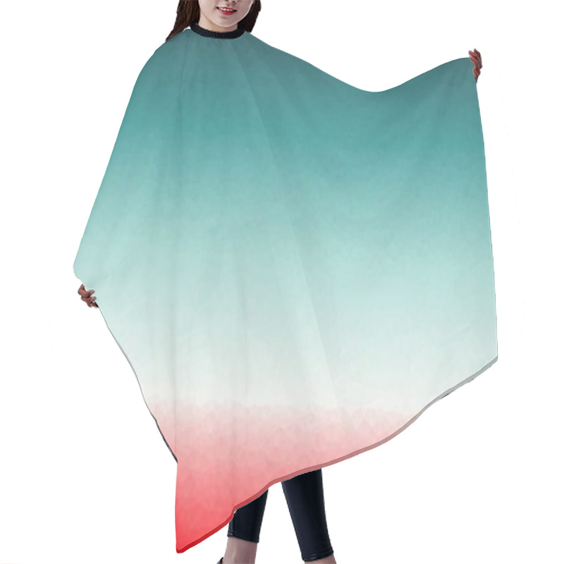 Personality  Creative Prismatic Background With Polygonal Pattern Hair Cutting Cape