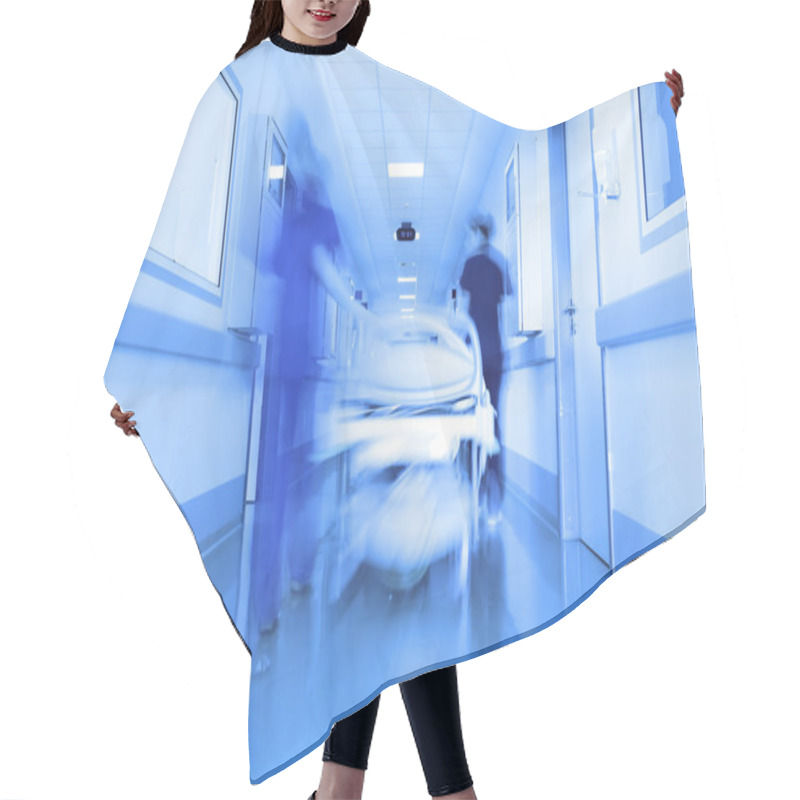 Personality  Bed In A Modern Clinic Corridor Hair Cutting Cape