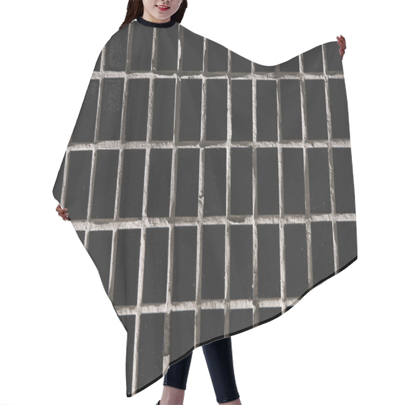 Personality  Black Tiles Background  Hair Cutting Cape