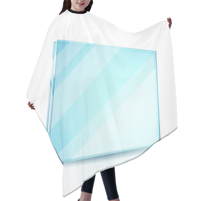 Personality  Vector Glass Plates Hair Cutting Cape