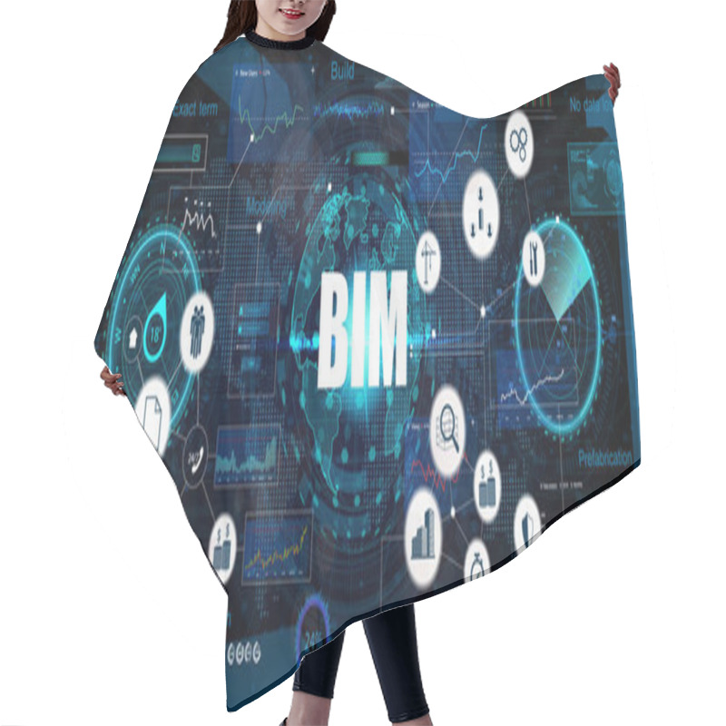 Personality  BIM Banner - Building Information Modeling Hair Cutting Cape