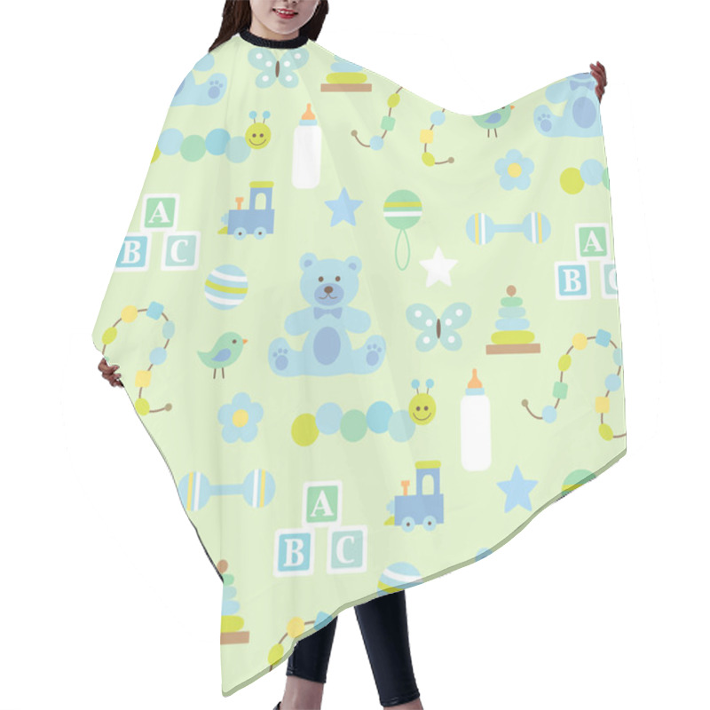 Personality  Baby Pattern Background Hair Cutting Cape