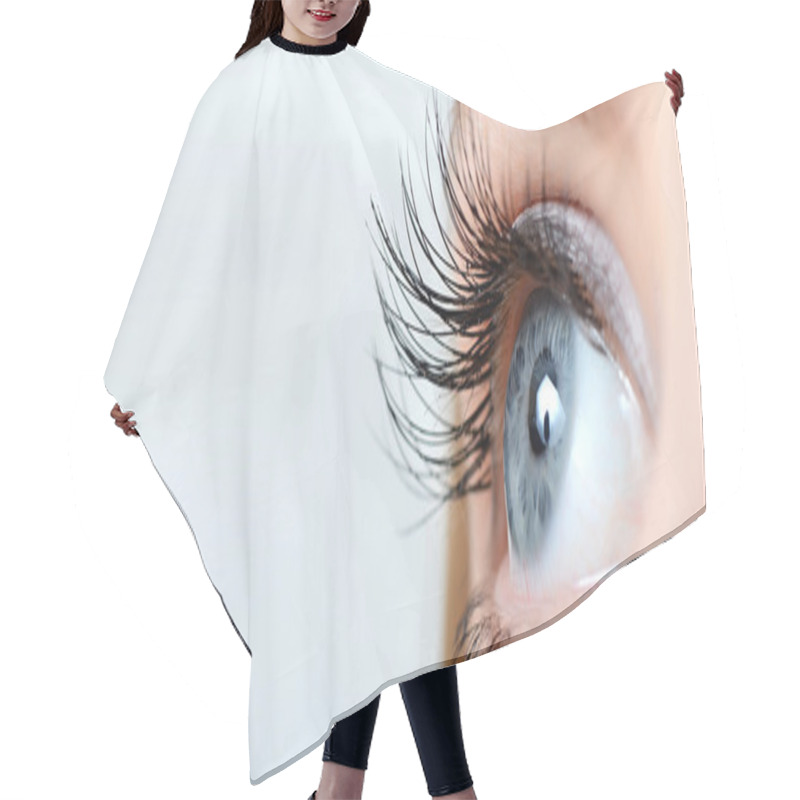 Personality  Female Eye Hair Cutting Cape