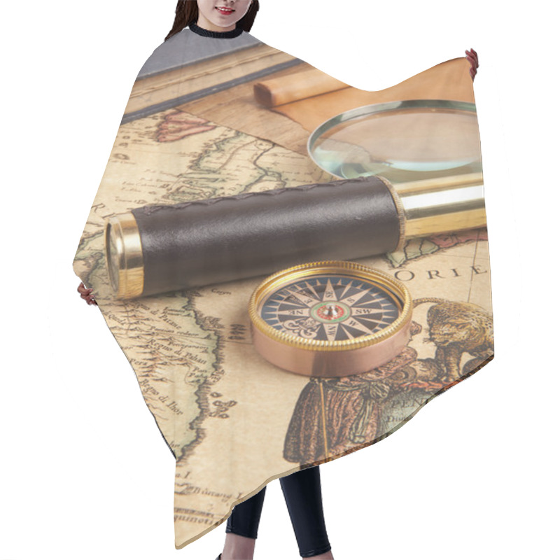 Personality  Travel Concept Hair Cutting Cape