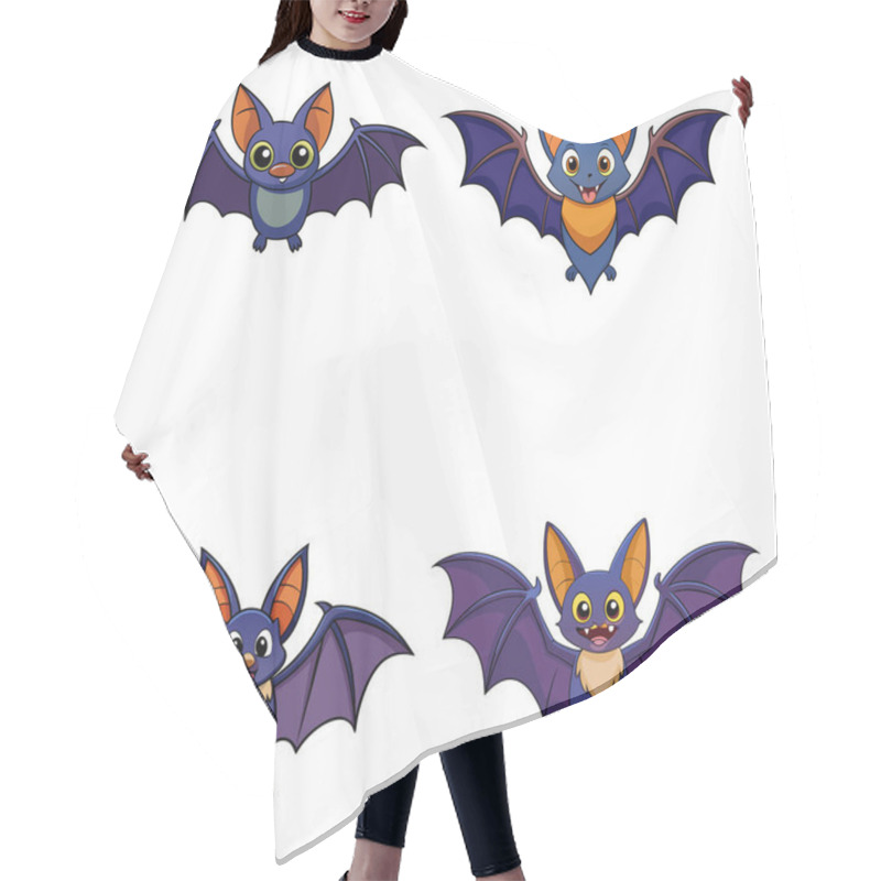 Personality  Bat With Cartoon Style Vol-3 Hair Cutting Cape