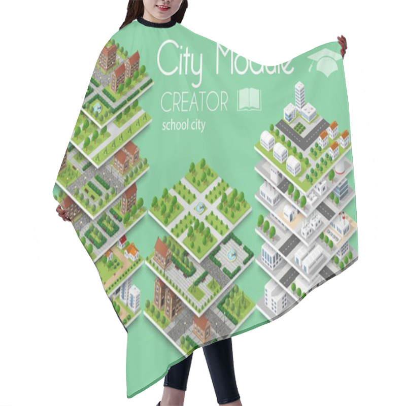 Personality  City Module Creator Hair Cutting Cape