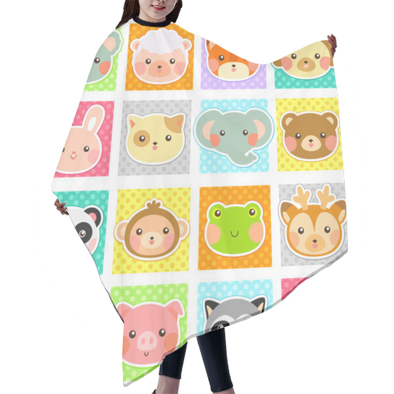 Personality  Cute Animals Hair Cutting Cape