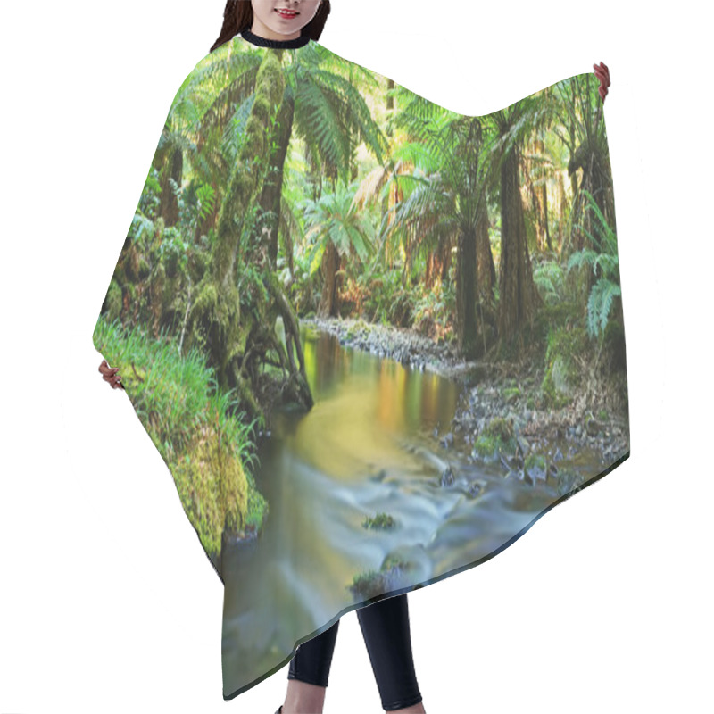 Personality  Rainforest River Panorama Hair Cutting Cape