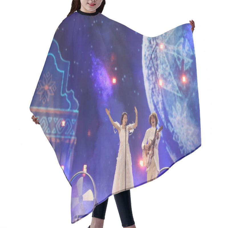 Personality  Naviband From Belarus  Eurovision 2017 Hair Cutting Cape