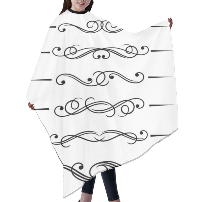 Personality  Swirl Elements Hair Cutting Cape