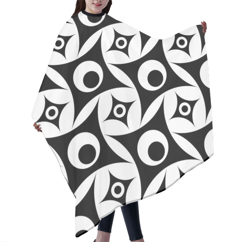 Personality  Seamless Geometric Pattern Hair Cutting Cape