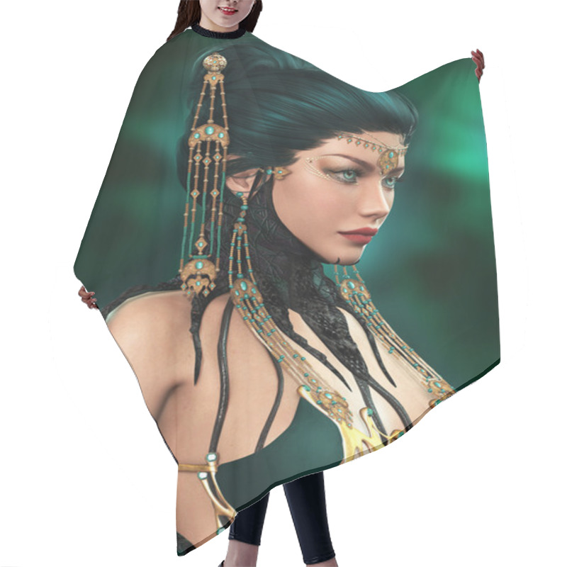 Personality  Dragon Lady Hair Cutting Cape