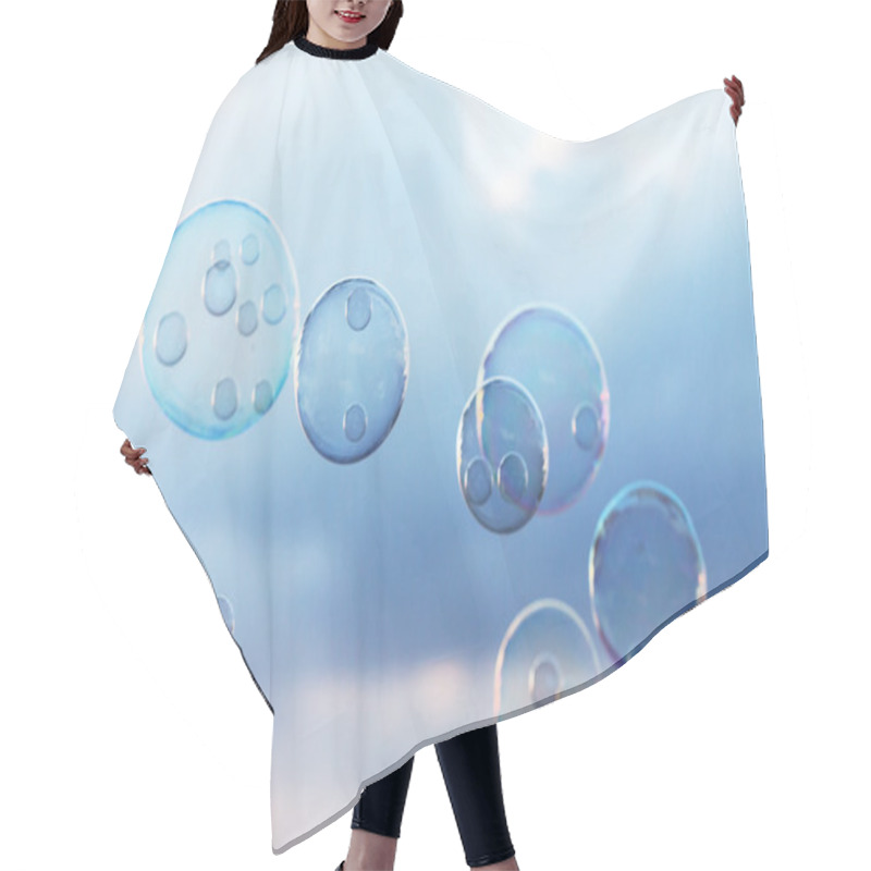 Personality  Soap Bubbles Outdoor Hair Cutting Cape