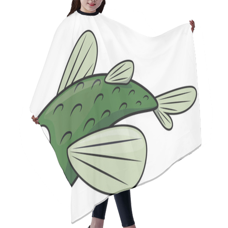 Personality  Flying Fish Hair Cutting Cape