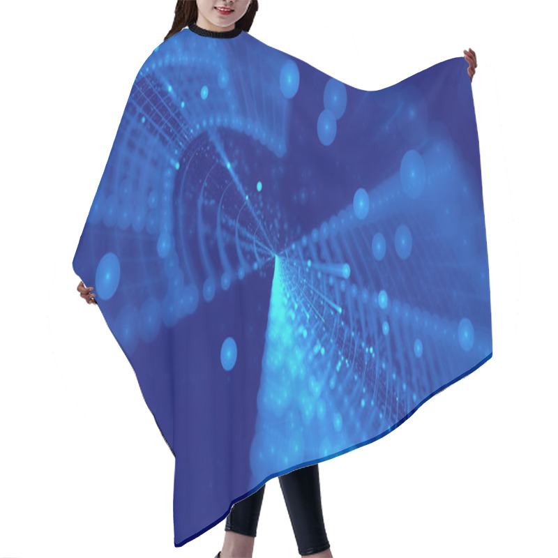 Personality  Abstract Fractal Background, Bokeh Hair Cutting Cape