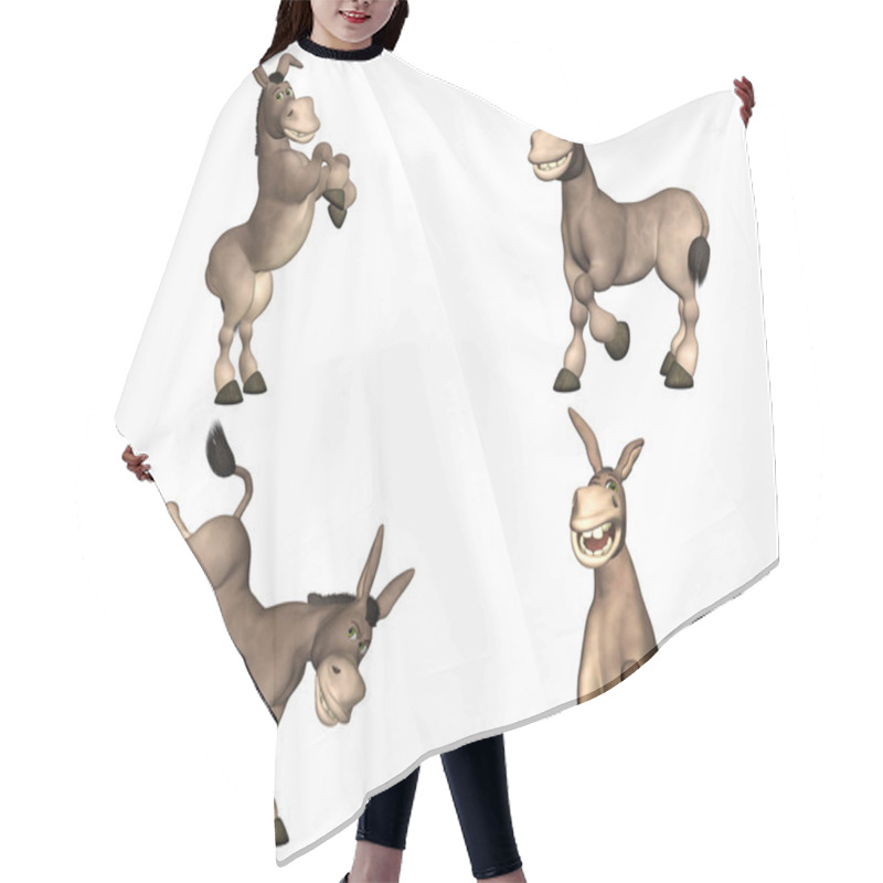 Personality  Donkey Cartoon Pack - 1of2 Hair Cutting Cape