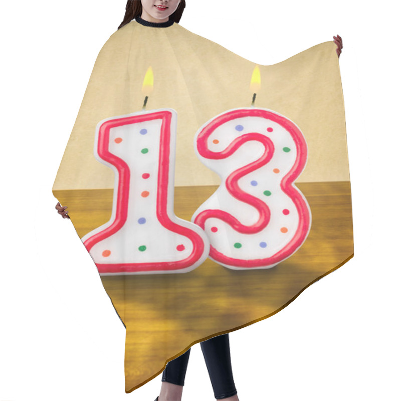 Personality  Burning Birthday Candle Hair Cutting Cape