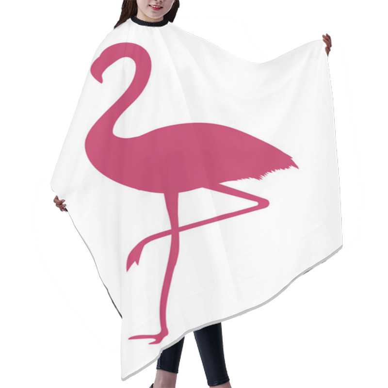 Personality  Tropical Flamingo Cartoon Hair Cutting Cape